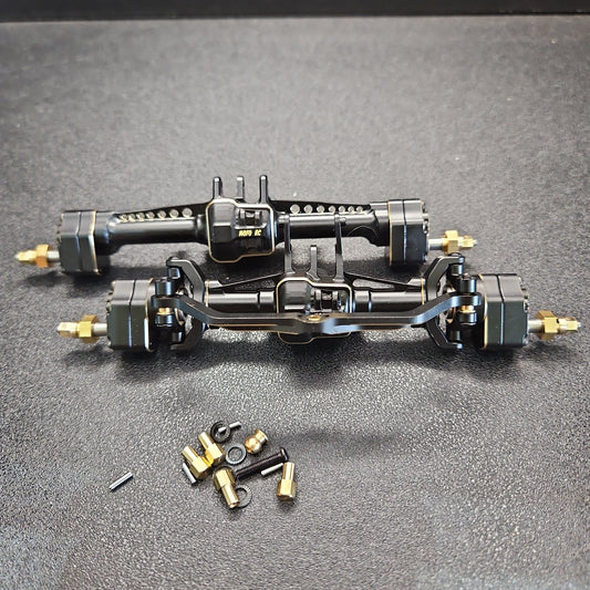 Trx4m Black Brass Portal Axles (complete) LIMITED QUANTITY
