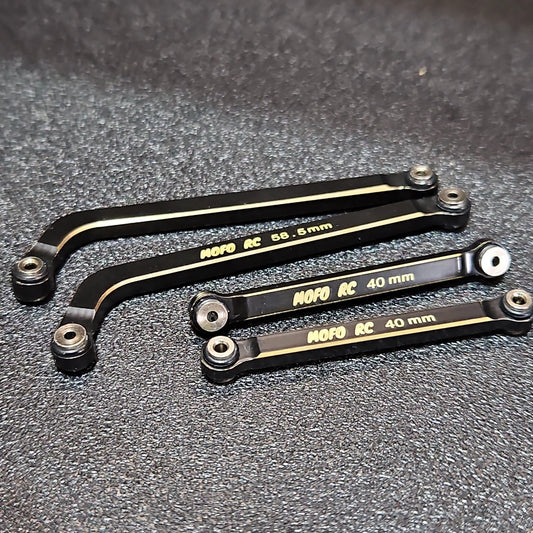 AX24 / Scx24 Mega clearance Black Brass High Clearance links, Long Wheelbase kit
