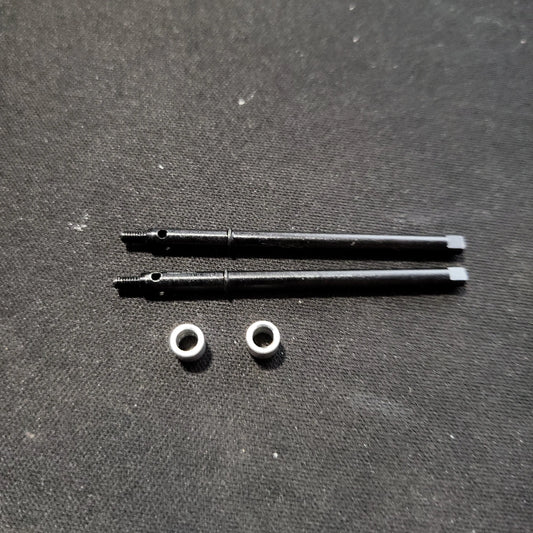 Rear Axle Shafts - Spring Steel Full Girth Shafts, stock length and +4