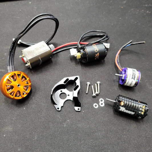 12mm Brushed / Brushless Forward Facing Aluminum Mount for scx24
