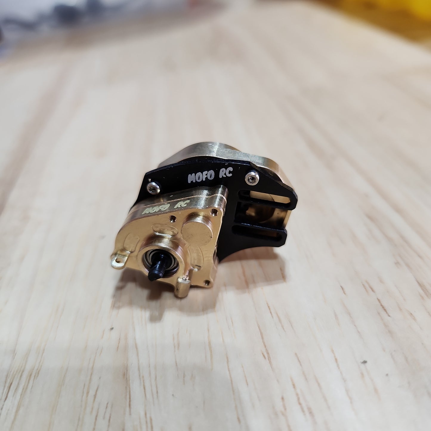 Brass Bullet Proof Transmission Complete Pre Built mod.3 and mod.5 For Axial SCX24 / AX24