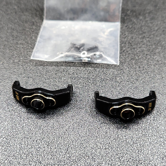 Trx4-m Black Brass C-hubs / caster block
