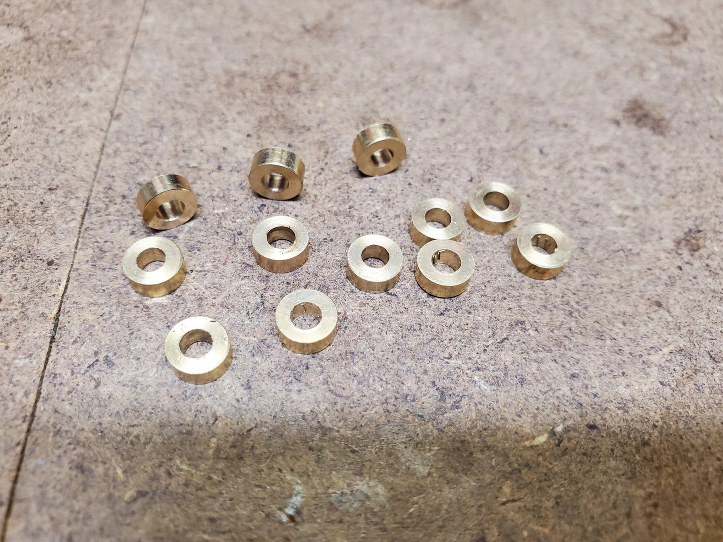 Competition low speed brass axle bearing set
