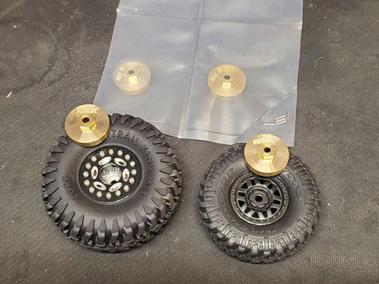 Weighted brass hex