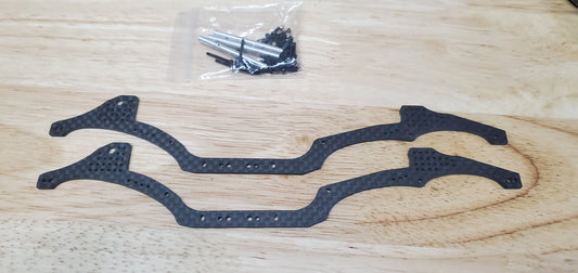 Carbon Fiber Gladiator LCG scx24 chassis