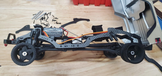 Carbon Fiber Gladiator LCG scx24 chassis