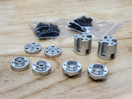 Aluminum Dually Adapter Kit For Mofo Rc Wheels