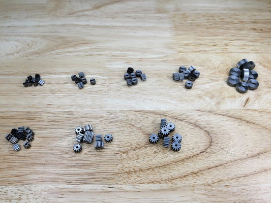 1.5mm Shaft Hardened Steel pinion gears