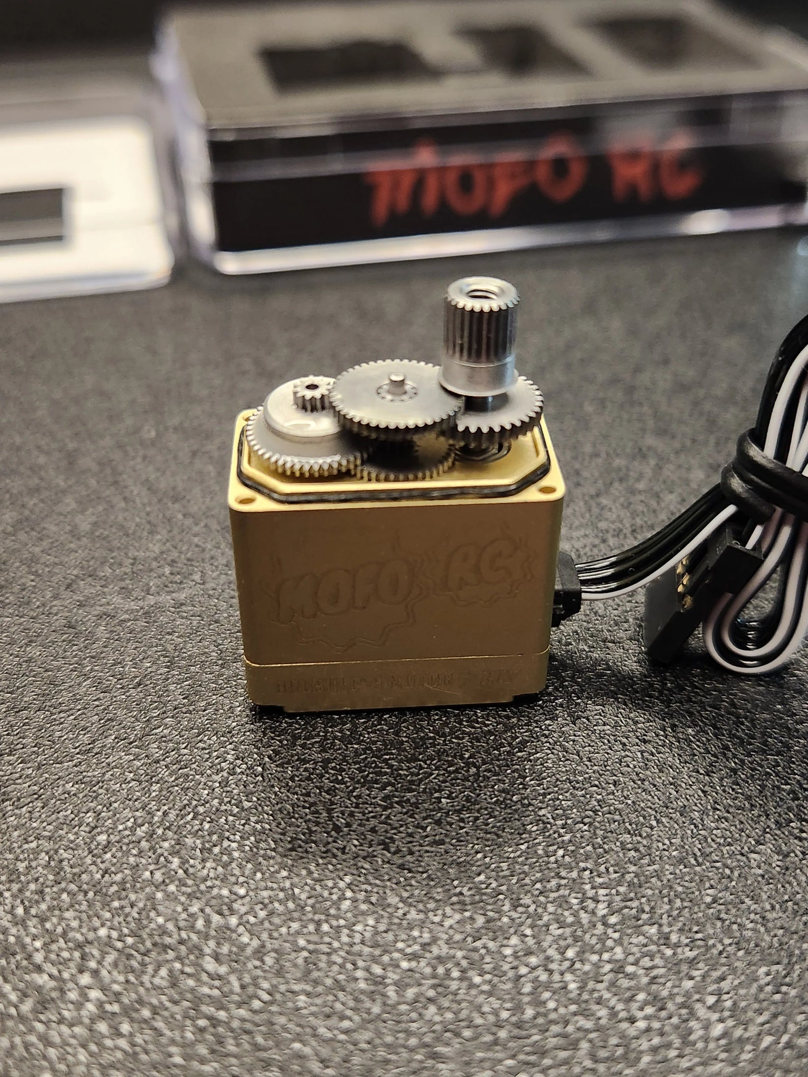 Brass ServoBeast Brushless steering Servo W/ Free aluminum Servo mount